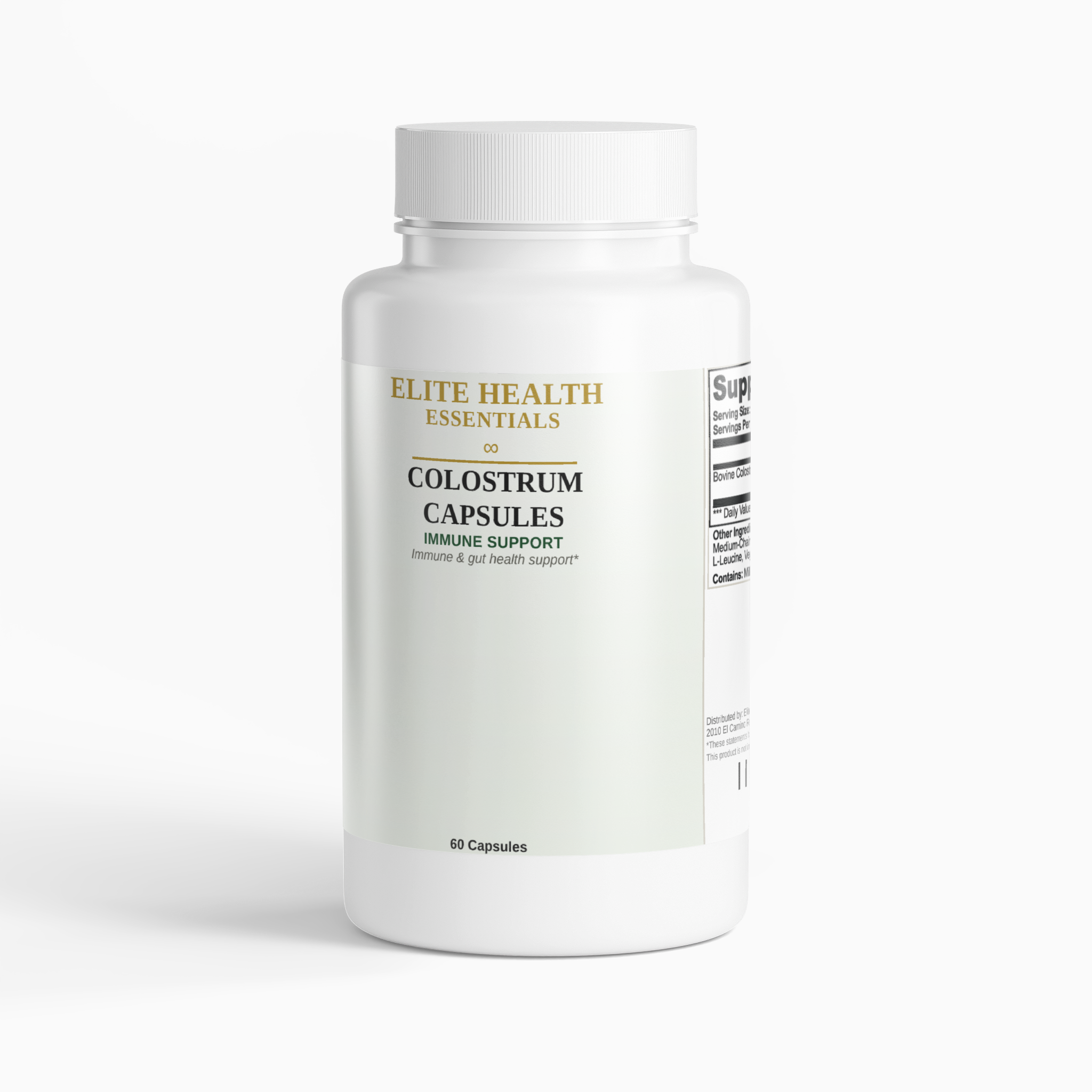 Colostrum Capsules bottle
