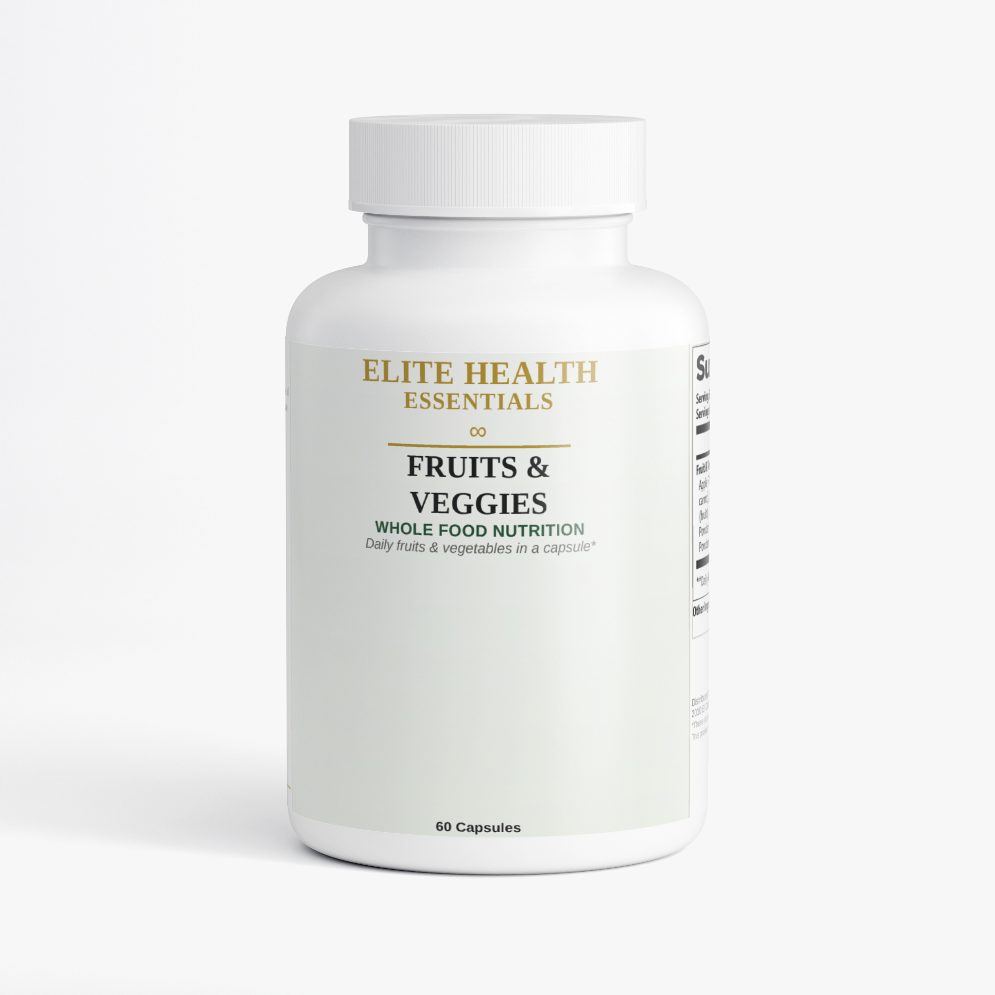 Fruits & Veggies Blend bottle